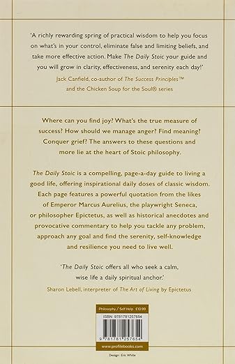 The Daily Stoic: 366 Meditations on Wisdom, Perseverance, and the Art of Living: Featuring new translations of Seneca, Epictetus, and Marcus Aurelius [Paperback] Holiday Hanselman, Ryan Stephen