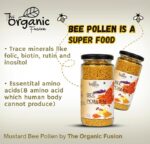 The Organic Fusion Natural Bee Pollen Granules|100% Raw Natural Bee Pollen (500Gms) Pack Of 2X250Gms
